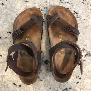 Blanca Birkenstock in Dark Brown- Size 36